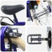 vidaXL Bicicleta Infantil 12 Pulgadas para 2-4 años Azul Oscuro