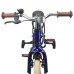 vidaXL Bicicleta Infantil 12 Pulgadas para 2-4 años Azul Oscuro