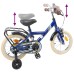 vidaXL Bicicleta Infantil 12 Pulgadas para 2-4 años Azul Oscuro