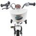 vidaXL Bicicleta Infantil 12 Pulgadas para 2-4 años Blanco