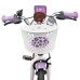 vidaXL Bicicleta Infantil 12 Pulgadas para 2-4 años Morado