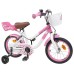 vidaXL Bicicleta Infantil 12 Pulgadas para 2-4 años Rosa claro