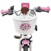 vidaXL Bicicleta Infantil 12 Pulgadas para 2-4 años Rosa claro