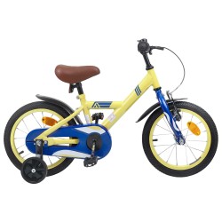 vidaXL Bicicleta Infantil 12 Pulgadas para 2-4 años Amarillo