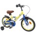 vidaXL Bicicleta Infantil 12 Pulgadas para 2-4 años Amarillo