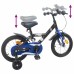 vidaXL Bicicleta Infantil 12 Pulgadas para 2-4 años Negro