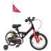 vidaXL Bicicleta Infantil 12 Pulgadas para 2-4 años Negro