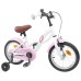 vidaXL Bicicleta Infantil 12 Pulgadas para 2-4 años Blanco