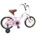 vidaXL Bicicleta Infantil 12 Pulgadas para 2-4 años Blanco