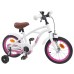 vidaXL Bicicleta Infantil 12 Pulgadas para 2-4 años Blanco