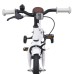 vidaXL Bicicleta Infantil 12 Pulgadas para 2-4 años Blanco