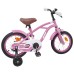 vidaXL Bicicleta Infantil 12 Pulgadas para 2-4 años Rosa claro