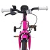 vidaXL Bicicleta Infantil 12 Pulgadas para 2-4 años Rosa Oscuro