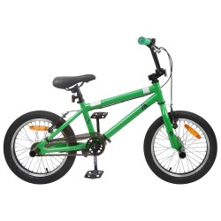 vidaXL BMX 20 Pulgadas para mayores de 9 años Verde