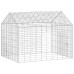 vidaXL Jaula para conejos Plateado 100 x 78 x 78 cm Acero Galvanizado
