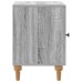 vidaXL Armario de Noche 2 uds. Gris Sonoma 43 x 34,5 x 50 cm