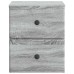 vidaXL Mesita de Noche de Pared Gris Sonoma 34,5 x 33 x 40 cm