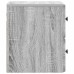 vidaXL Mesita de Noche de Pared Gris Sonoma 34,5 x 33 x 40 cm