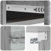 vidaXL Mesita de Noche de Pared Gris Sonoma 34,5 x 33 x 40 cm