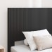 vidaXL Estructura de cama con almacenamiento y cabecero Negro