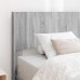 vidaXL Estructura de cama con almacenamiento y cabecero Sonoma gris