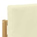 vidaXL Sofá intermedio de exterior Madera de Acacia Sólida Blanco