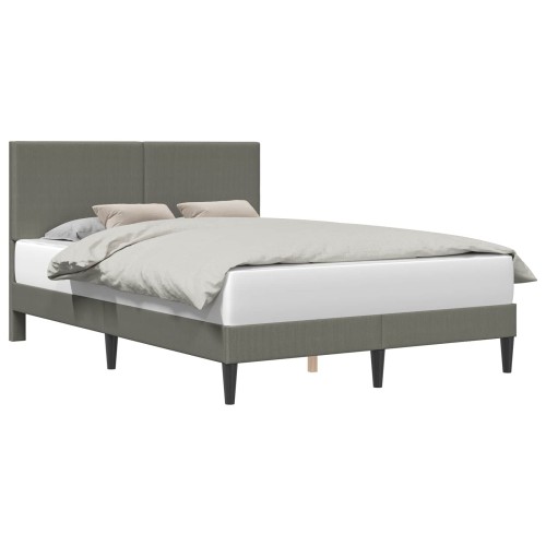 vidaXL Estructura de cama Gris Claro 120 x 200 cm Tela de Pana