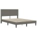 vidaXL Estructura de cama Gris Claro 120 x 200 cm Tela de Pana