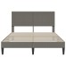 vidaXL Estructura de cama Gris Claro 120 x 200 cm Tela de Pana
