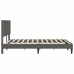 vidaXL Estructura de cama Gris oscuro 160 x 200 cm Tela de Pana