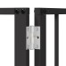 vidaXL Puerta para perros 4 uds. Negro 100 x 100 cm Acero Galvanizado