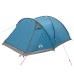 vidaXL Tienda Cabaña con techo Azul 6 personas Poliéster y Acero