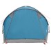 vidaXL Tienda Cabaña con techo Azul 6 personas Poliéster y Acero