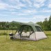 vidaXL Tienda Familiar Verde 305 x 275 x 190 cm Poliéster y Acero
