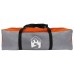 vidaXL Tienda Familiar con techo Gris y naranja 305 x 275 x 190 cm