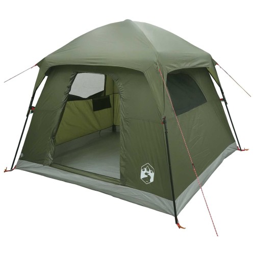 vidaXL Tienda Cabaña Verde oliva 244 x 213 x 183 cm Poliéster y Acero