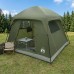 vidaXL Tienda Cabaña Verde oliva 244 x 213 x 183 cm Poliéster y Acero