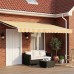 vidaXL Toldo Retráctil Eléctrico Amarillo y 4,5 x 3 m