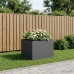 vidaXL Macetero de Jardín Gris antracita 80 x 80 x 60 cm