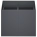 vidaXL Macetero de Jardín Gris antracita 80 x 80 x 60 cm