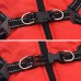 vidaXL Abrigo para Perros Rojo L32 Vellón y poliéster