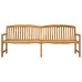 vidaXL Banco Tallado a Mano en Forma de Rosa 228 x 61 x 94,5 cm
