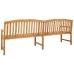 vidaXL Banco Tallado a Mano en Forma de Rosa 228 x 61 x 94,5 cm