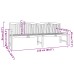 vidaXL Banco Tallado a Mano en Forma de Rosa 228 x 61 x 94,5 cm