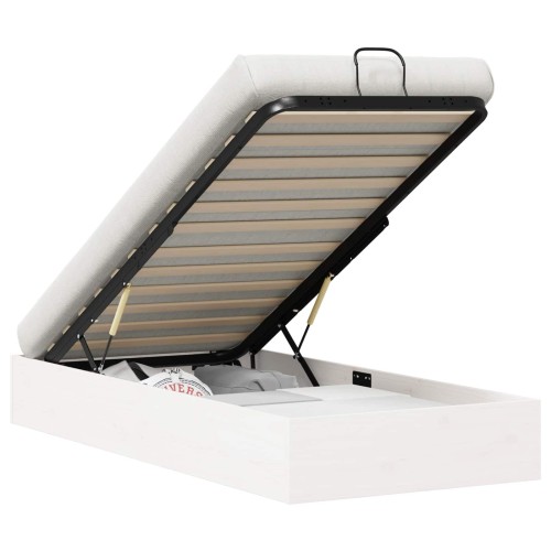 vidaXL Estructura de Cama Ottoman con Almacenamiento 90 x 190 cm