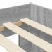 vidaXL Cama Infantil con Almacenamiento Sonoma gris 80 x 160 cm