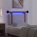 vidaXL Cabecero colgante Con luz LED Blanco PU antiguo