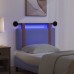 vidaXL Cabecero colgante Con luz LED Azul jeans PU antiguo