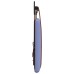 vidaXL Cabecero colgante Con luz LED Azul jeans PU antiguo
