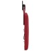 vidaXL Cabecero colgante Con luz LED Rojo vino Cuero sintético